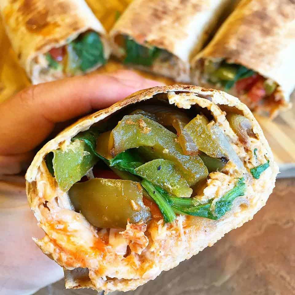 Low Carb Fajita Queso Tuna Wraps! The Flexible Dieting Lifestyle
