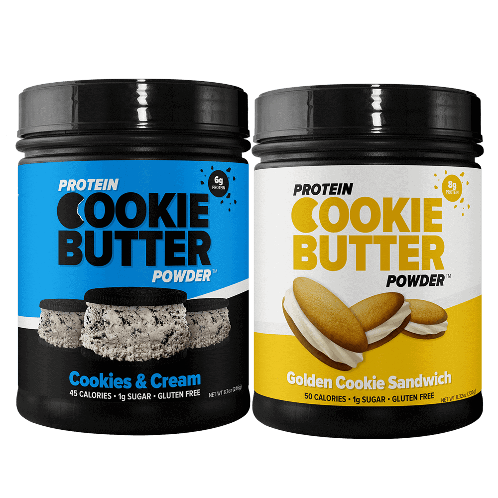 Golden Cookie and Cookies and Cream Cookie Butter The Flexible